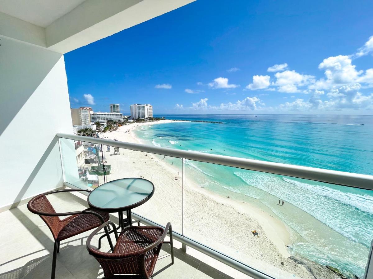 Luxury Caribbean Condos By Salvia Cancun Beachfront Bagian luar foto
